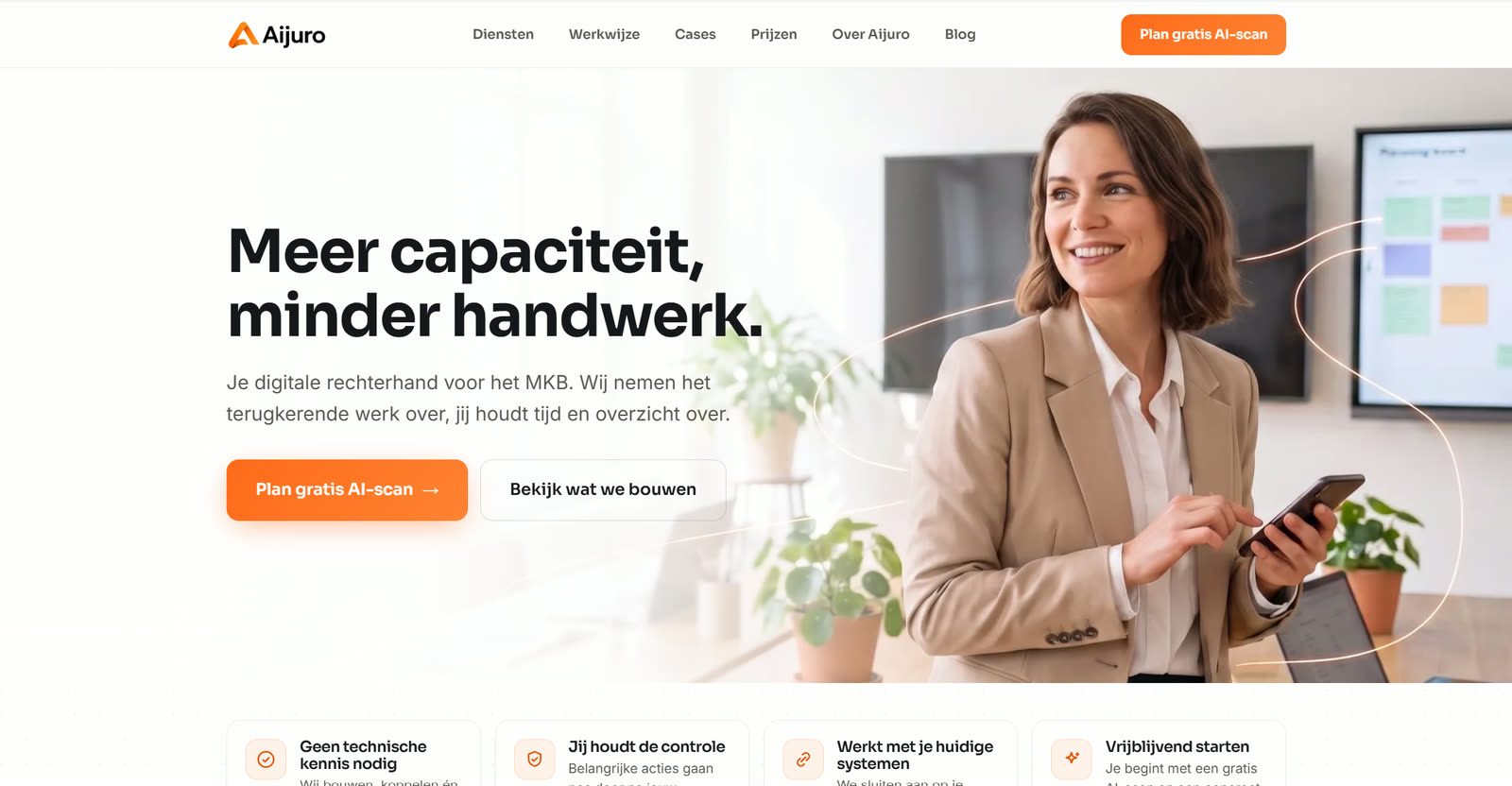 Strona internetowa firmy usługowej — realizacja Oliron